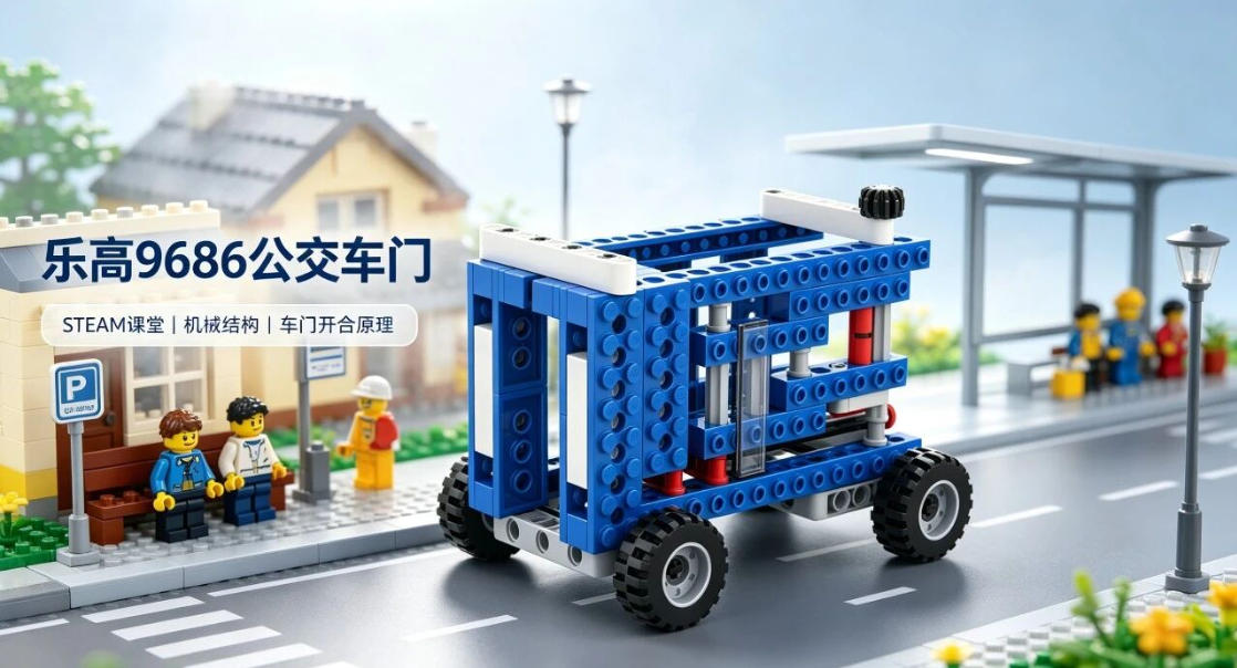 乐高 9686｜公交车自动车门