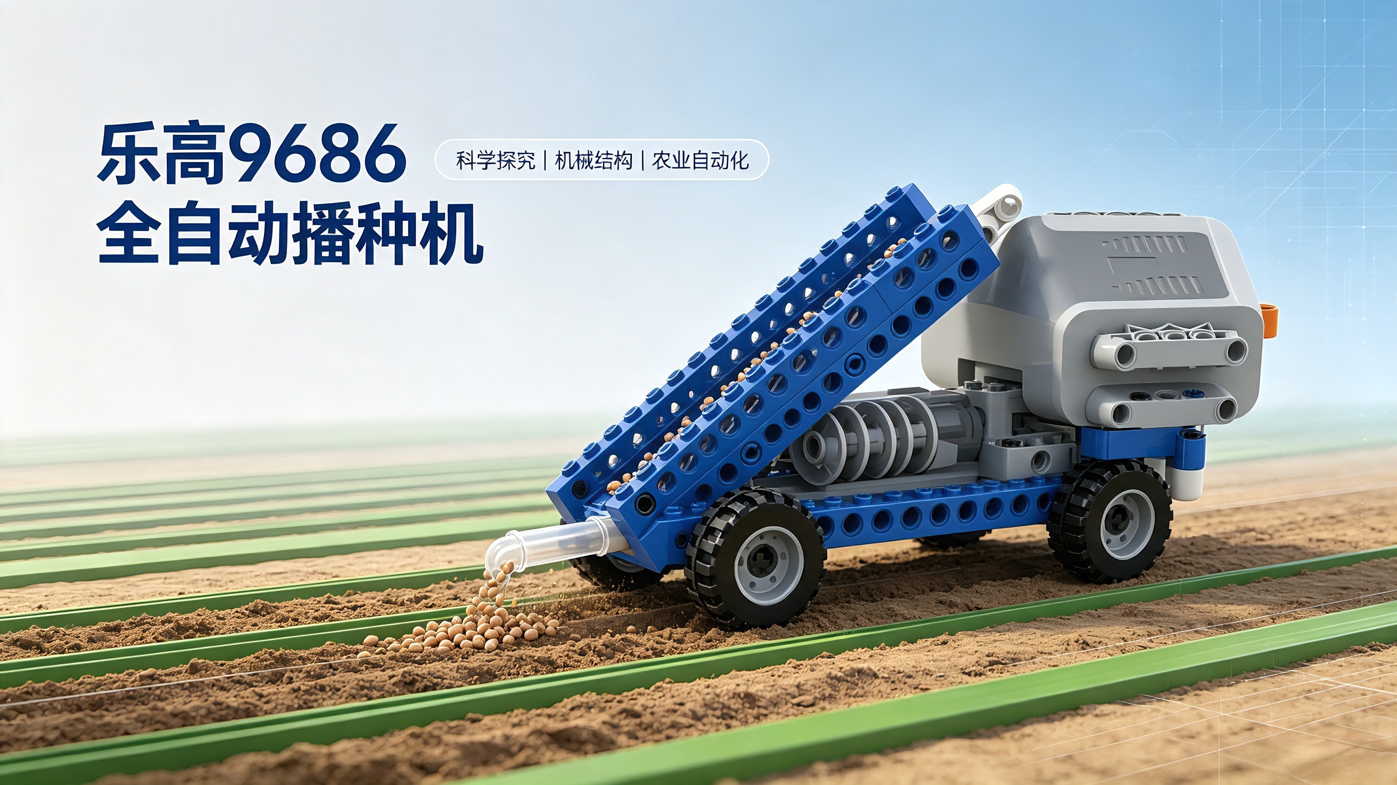 乐高 9686｜全自动播种机✨